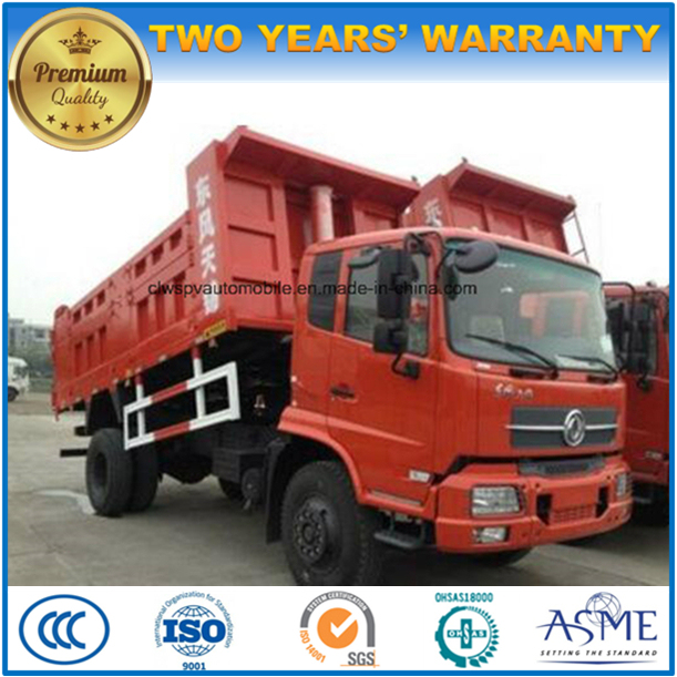 180HP Dongfeng 12m3 Lorry Truck 12t Tipper Dump Truck for Sale 