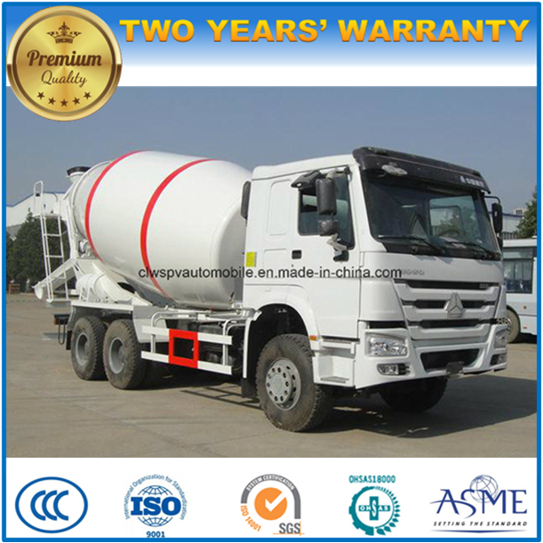 HOWO Concrete Mixer 9 M3 Cement Drum Mixer Truck for Export 