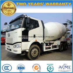 FAW 10 Wheels Cement Mixer Truck 6-8 M3 Concrete Mixer Truck