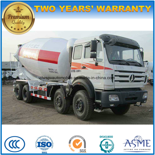 North Benz Heavy Duty Cement Mixer Truck 15 M3 Concrete Drum Truck 