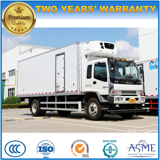 Isuzu Food Refresh Transport Truck 4X2 8 T Refrigerator Truck 