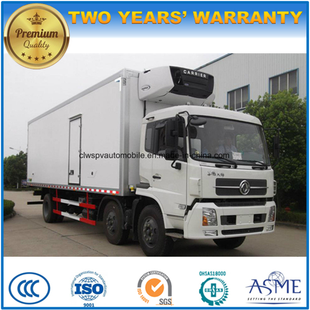 Dongfeng 3 Axles Heavy Duty 25tons Refrigerated Lorry Truck 