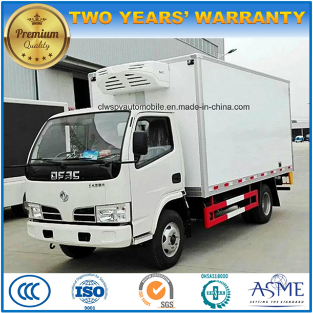 Dongfeng 6 Wheels Refrigerated Lorry Truck 5 T Vaccine Transport Truck 