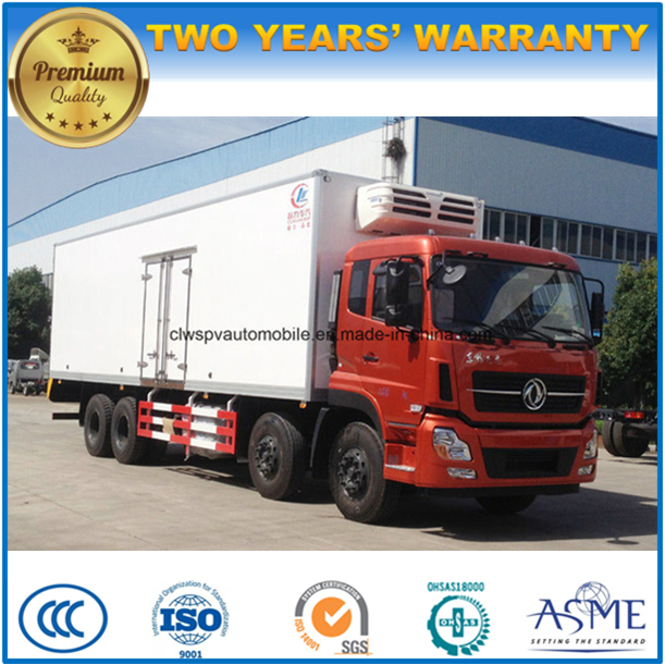 30 Tons Heavy Duty Dongfeng 8X4 Refrigerated Lorry Truck 