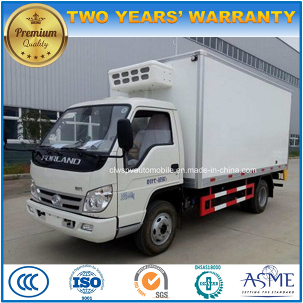 4X2 Forland Small Refrigerated Van 3 Tons Freezer Truck 