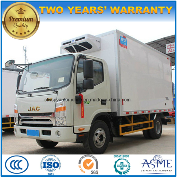 JAC 4X2 Cold Storage Truck 5 Tons Refrigerator Vehicle 