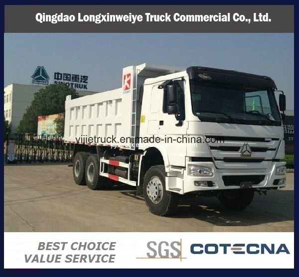 Sinotruk HOWO 6X4 20cbm 371HP 273kw 10 Wheels Dump Truck 