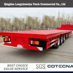 3 Axles Container 40ton Flat Bed Semi-Trailer