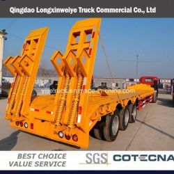 Heavy Duty Low Bed Semi-Trailer Three Axles