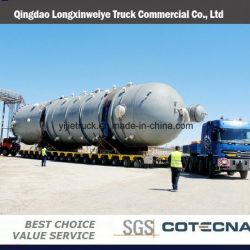 4 Axle Multi-Axis Heavy Load Hydraulic Plarform Modular Low Bed Semi-Trailer