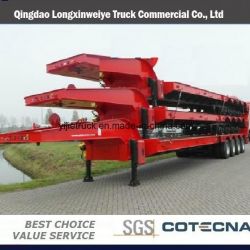 4 Axle 80 Ton Low Semi Truck Trailer