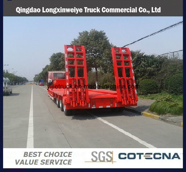 Top Quality 3-Axle Lowbed Semi Trailer Low Bed Trailer for Africa 