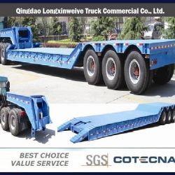 3 Axles Detachable Low Bed Semi Trailer