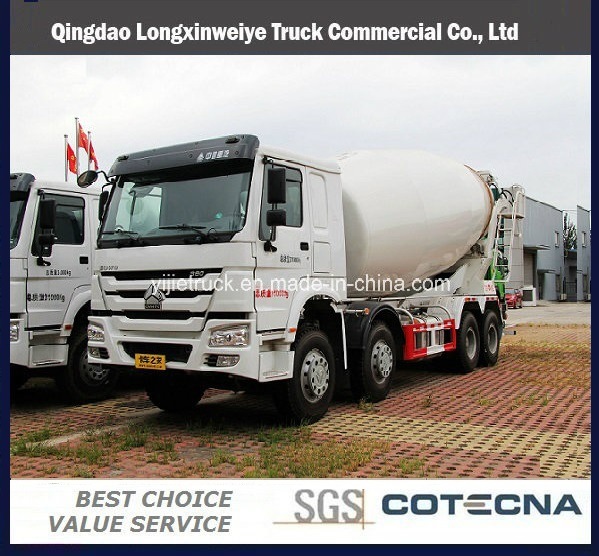 2015 New HOWO 8X4 16cbm Mixer Tank Truck 