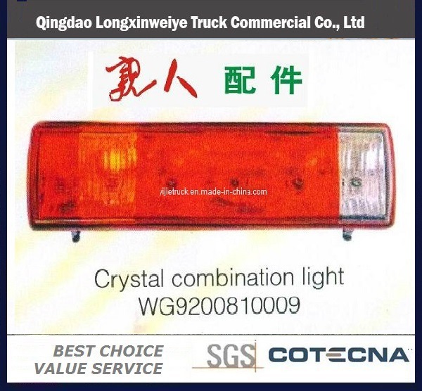 HOWO Truck Parts Combination Light 