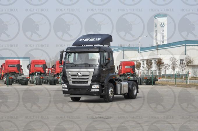 Sinotruk Hohan 4X2 336HP Half Roof (Black) Tractor Truck 