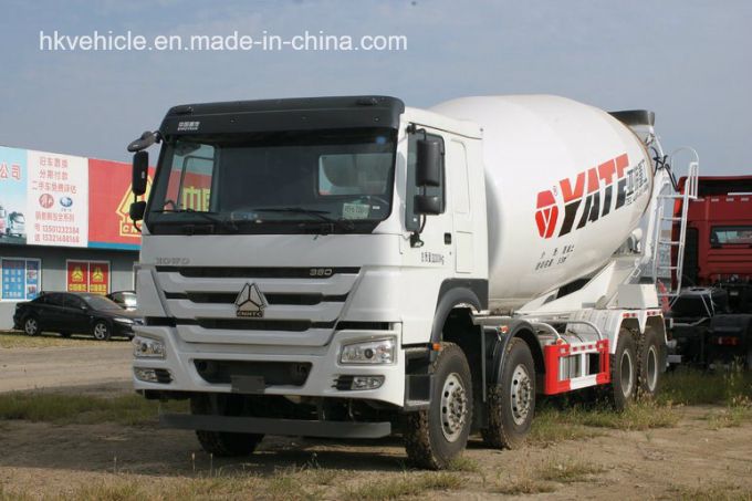 Low Price & High Quality HOWO 371HP Concrete Mixer Truck 