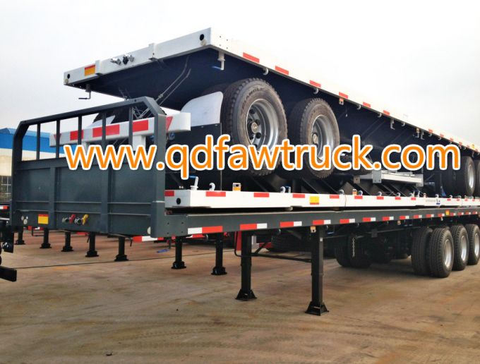 Cimc 40ft Container Trailer Flatbed Trailer 