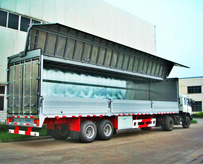 Philippine hot sale! Japan tech aluminium van trailer 