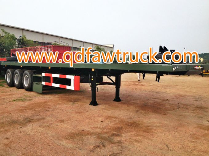 40FT flatbed container semi trailer for sale 