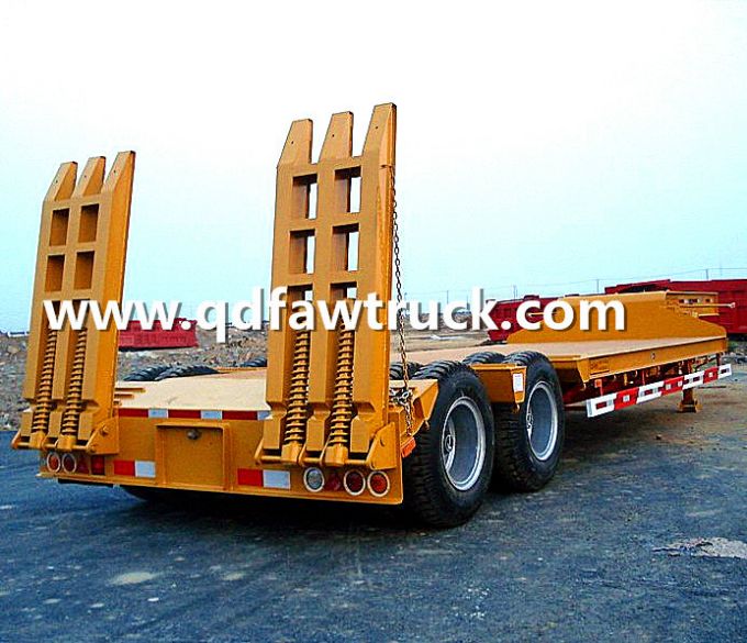 40tons Two Axle Low Bed Trailer 