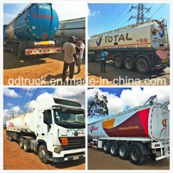 Tanker, TOTAL, OILIBYA Standard Fuel Tank Trailer, Oil Tanker trailer