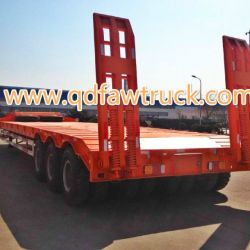 80t-100t Low Flatbed/Lowboy Semi Truck Trailer (HTC9406TDP)