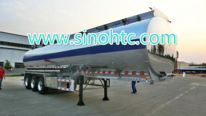 Adr Certificate 5454 Aluminum Alloy Fuel Tank Trailer 