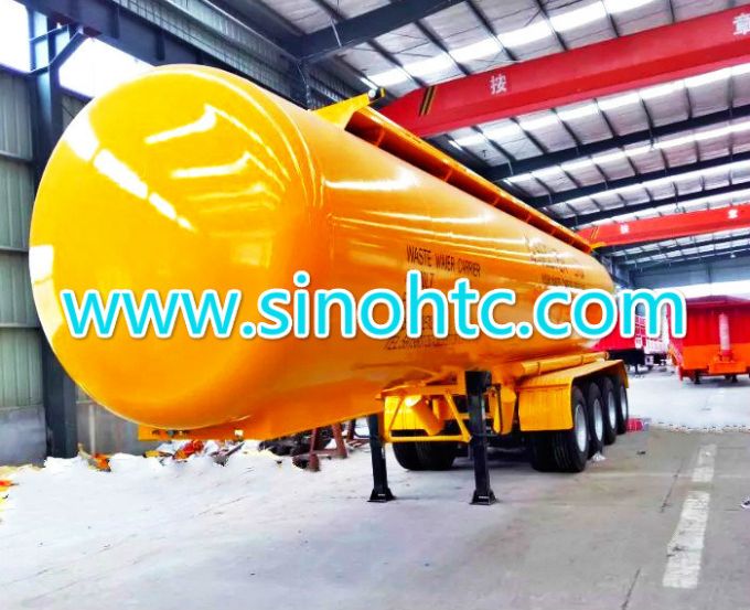 4 axles tank semi trailer, 4 axle slurry tank trailer 