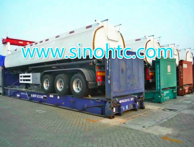 40 000L Tri-Axle Aluminum Alloy Fuel Tanker Trailer 