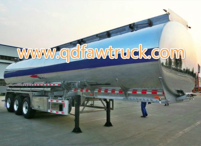 Adr/DOT Certificate Aluminium Tank Trailer 