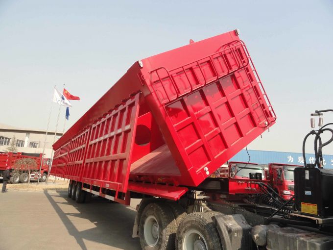 60-80 Tons Side Dump Trailer 