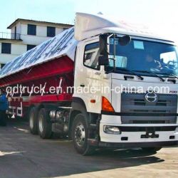 Side or End Dump Truck Trailer, Tipping Trailer, Tipper Trailer, Tractor Hydraulic Cylinder Dump Tra