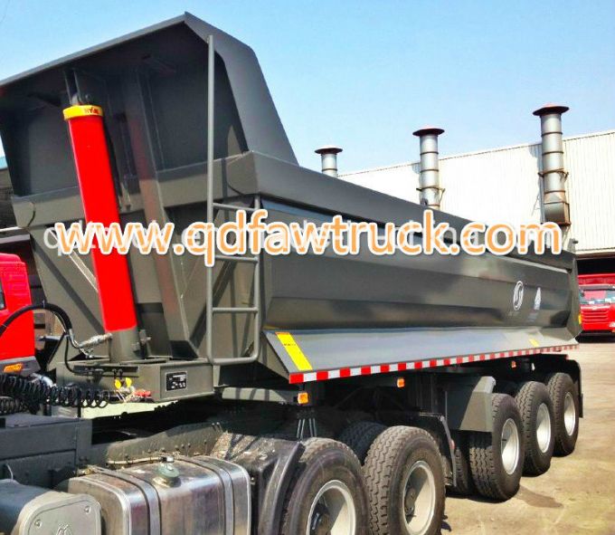 35-50tons U Shape Dump Trailer 