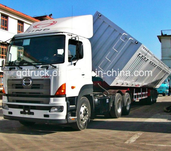 45m3 Dump Trailer 3 Axle Tipper Trailer Truck for Coal 