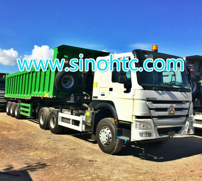 3 axle dump trailer/ Tipping trailer/ dump tipper trailer/ dumper tipper trailer 