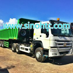 3 axle dump trailer/ Tipping trailer/ dump tipper trailer/ dumper tipper trailer