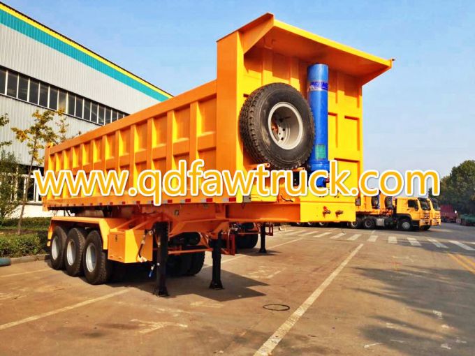 50 Tons Self Rear Tipper Trailer 