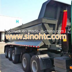 Semi Dump Trailers Mechanical Suspension for Goods Transporting