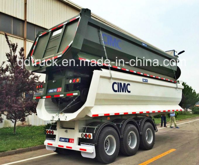 CIMC For Vietnam Heavy Truck 25cbm Tri-Axle Tipping Trailer Dumper 