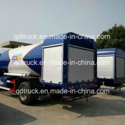 HOWO truck mounted cooking gas filling station, 5m3 Gas Dispenser Truck