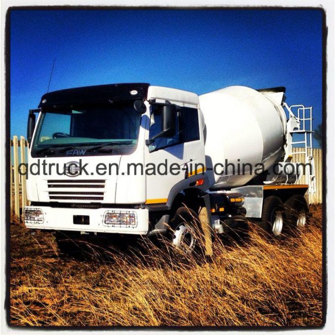 FAW CONCRETE MIXER TRUK PRICE, CEMENT MIXER TRUCK CAPACITY 