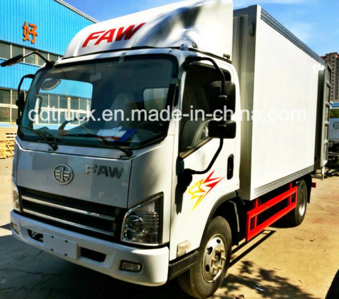 FAW Jiefang 3-5 Tons Dry Van Truck 