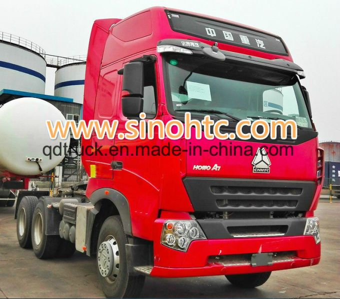 336HP HOWO A7 China Brand Tractor Truck 