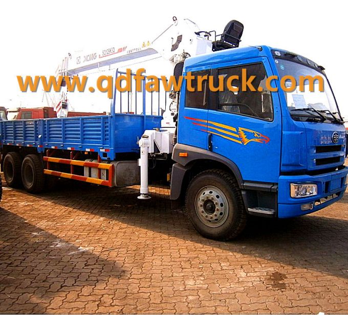 FAW 6X4 10 Tons Crane Truck 