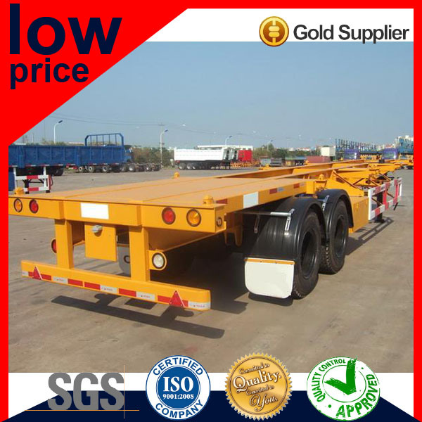 20FT/40FT 2 Axles Container Semi Trailer 