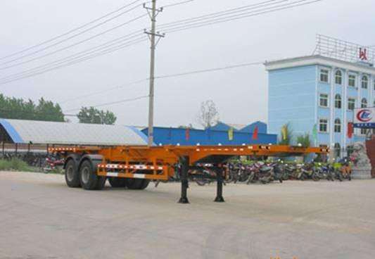 Latest Style New Design Dual-Axle 40 Feet Skeleton Semi-Trailer 