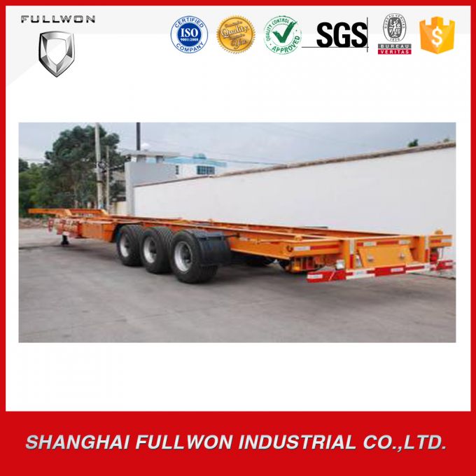 China Factory Tri-Axle 40 Feet Skeleton Semi-Trailer 