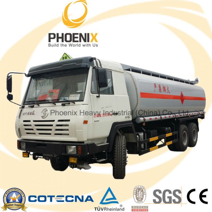 Shacman 6X4 300HP 25cbm Fuel Tank Truck with Weichai Engine 