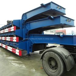 Cimc 3 Axles 80ton Low Bed Trailer